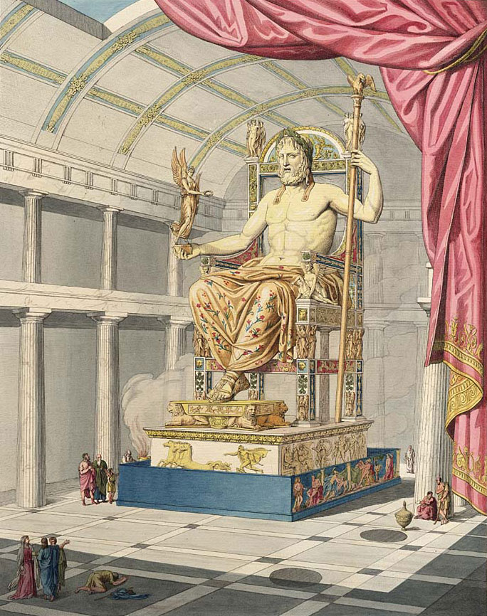 Statua di Zeus a Olimpia - Quatremère de Quincy (1815)